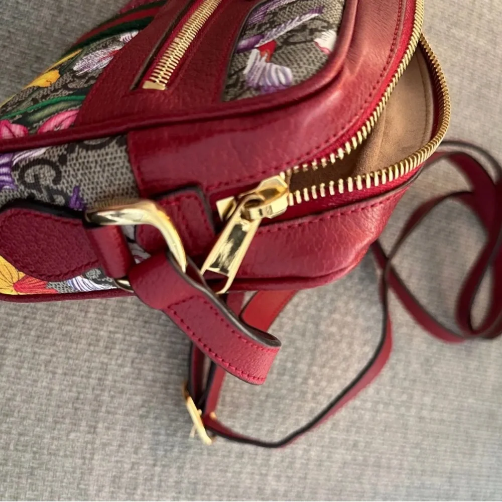 Gucci GG supreme Flora Mini Ophidia Crossbody Bag - Picture 2 of 4